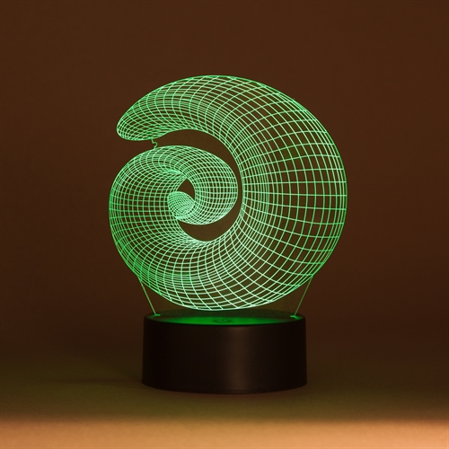 3D LED Night light Spiral